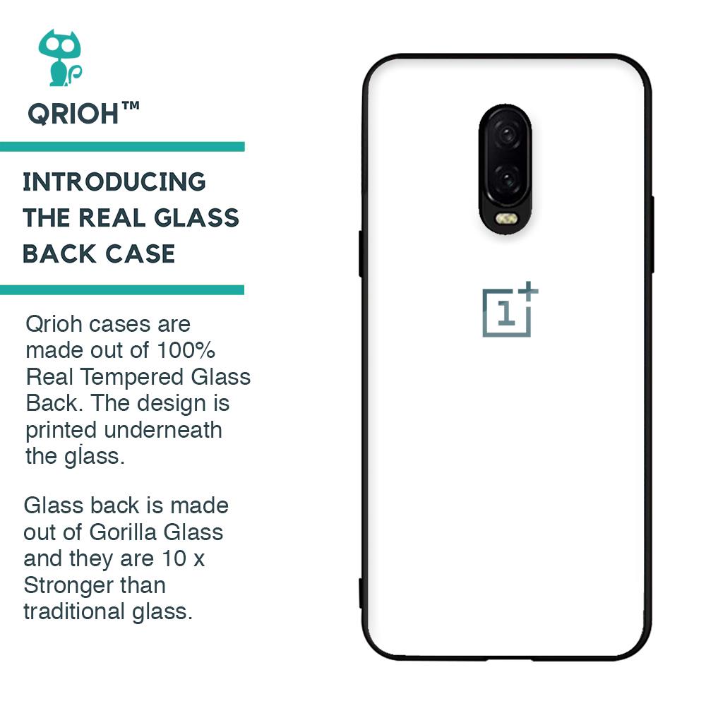 Arctic White Glass Case for OnePlus 6T