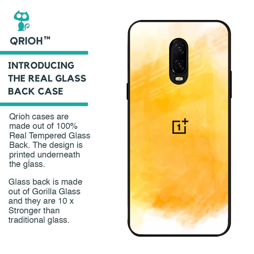 Rustic Orange Glass Case for OnePlus 6T