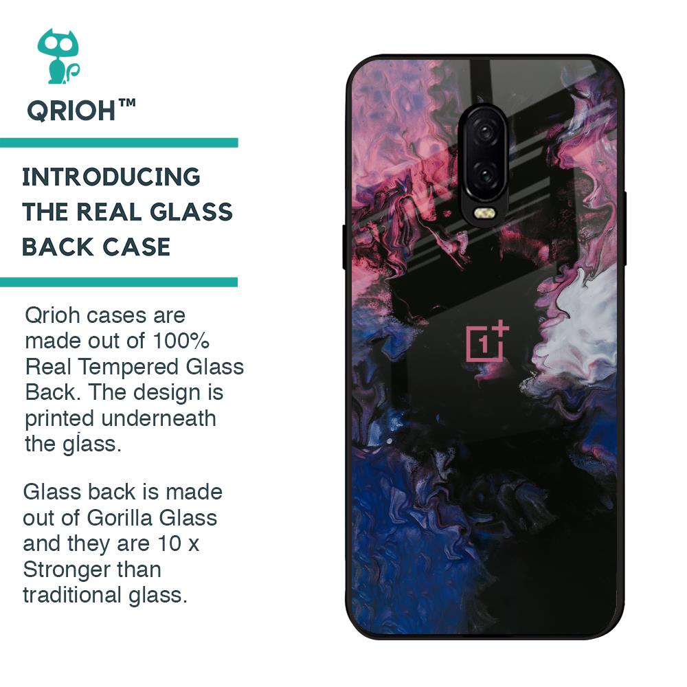 Smudge Brush Glass case for OnePlus 6T