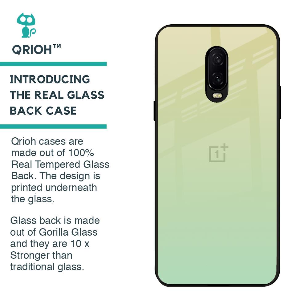 Mint Green Gradient Glass Case for OnePlus 6T
