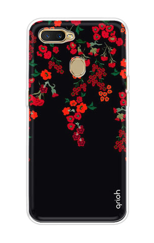 Floral Deco Oppo A7 Back Cover