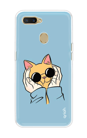 Attitude Cat Oppo A7 Back Cover