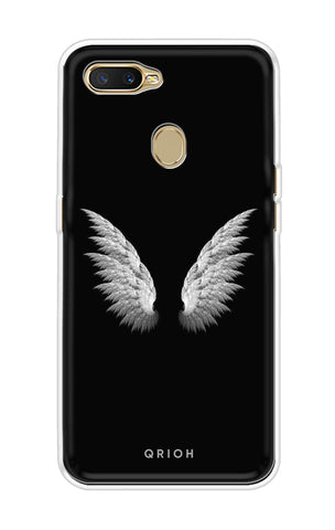 White Angel Wings Oppo A7 Back Cover