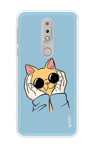 Attitude Cat Nokia 7.1 Back Cover