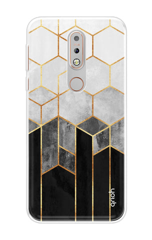 Hexagonal Pattern Nokia 7.1 Back Cover