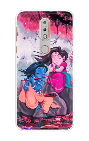 Radha Krishna Art Nokia 7.1 Back Cover