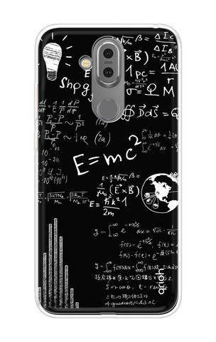 Equation Doodle Nokia 8.1 Back Cover