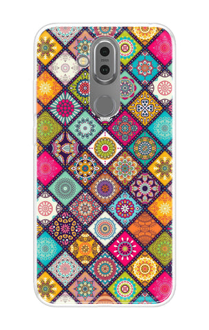 Multicolor Mandala Nokia 8.1 Back Cover