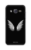 White Angel Wings Samsung J2 Back Cover