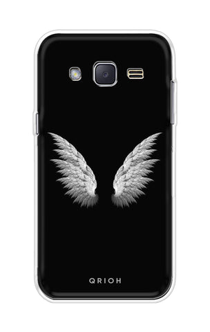 White Angel Wings Samsung J2 Back Cover