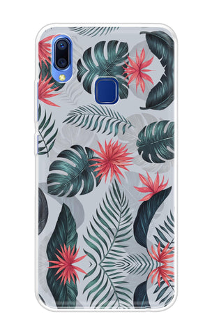 Retro Floral Leaf Vivo Y93 Back Cover