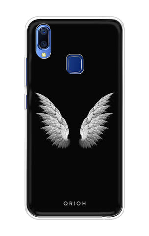 White Angel Wings Vivo Y93 Back Cover