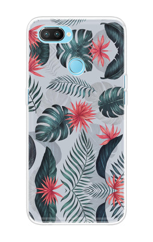 Retro Floral Leaf Realme U1 Back Cover