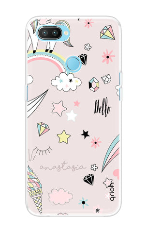 Unicorn Doodle Realme U1 Back Cover