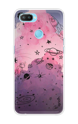 Space Doodles Art Realme U1 Back Cover