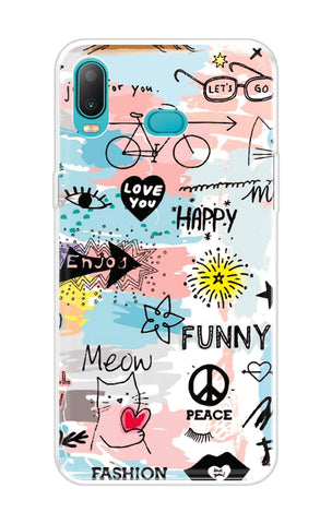 Happy Doodle Samsung Galaxy A6s Back Cover