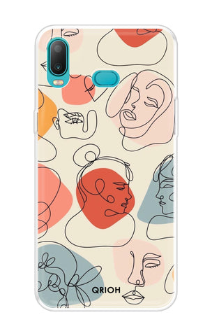 Abstract Faces Samsung Galaxy A6s Back Cover