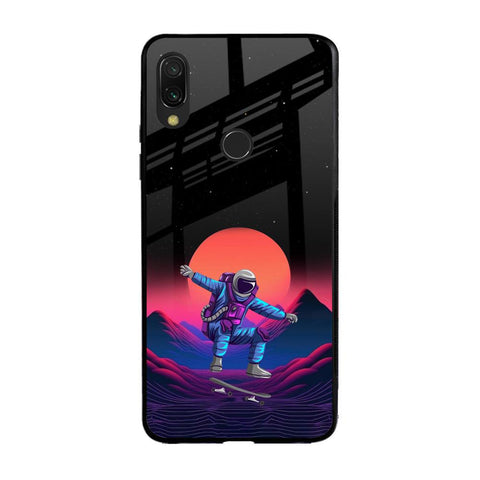 Retro Astronaut Xiaomi Redmi Note 7 Glass Back Cover Online