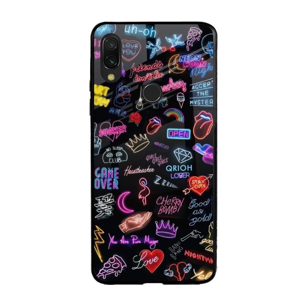 Accept The Mystery Mi Redmi Note 7 Glass Cases & Covers Online
