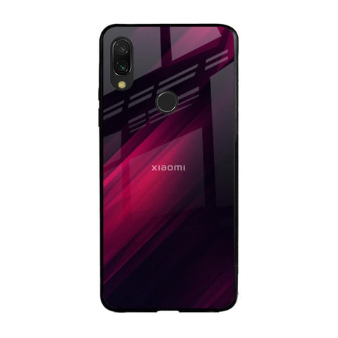 Razor Black Xiaomi Redmi Note 7 Glass Back Cover Online