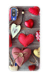 Valentine Hearts Samsung Galaxy M10 Back Cover