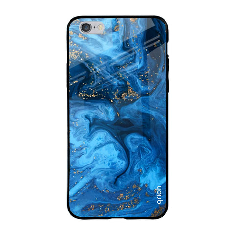 Gold Sprinkle iPhone 6 Plus Glass Back Cover Online