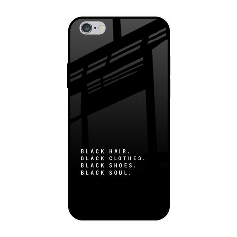 Black Soul iPhone 6 Plus Glass Back Cover Online