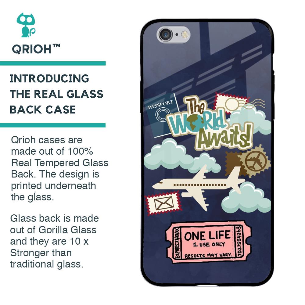 Tour The World Glass Case For iPhone 6 Plus