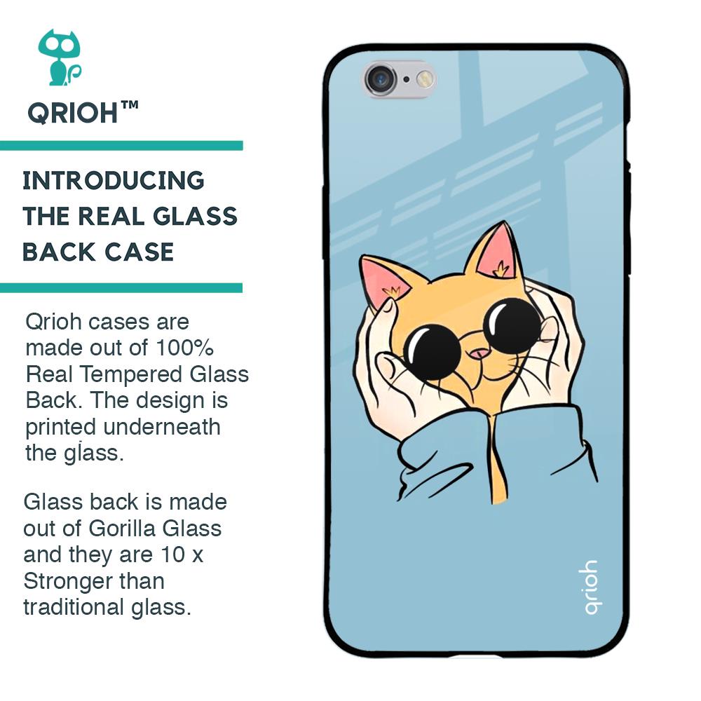 Adorable Cute Kitty Glass Case For iPhone 6 Plus