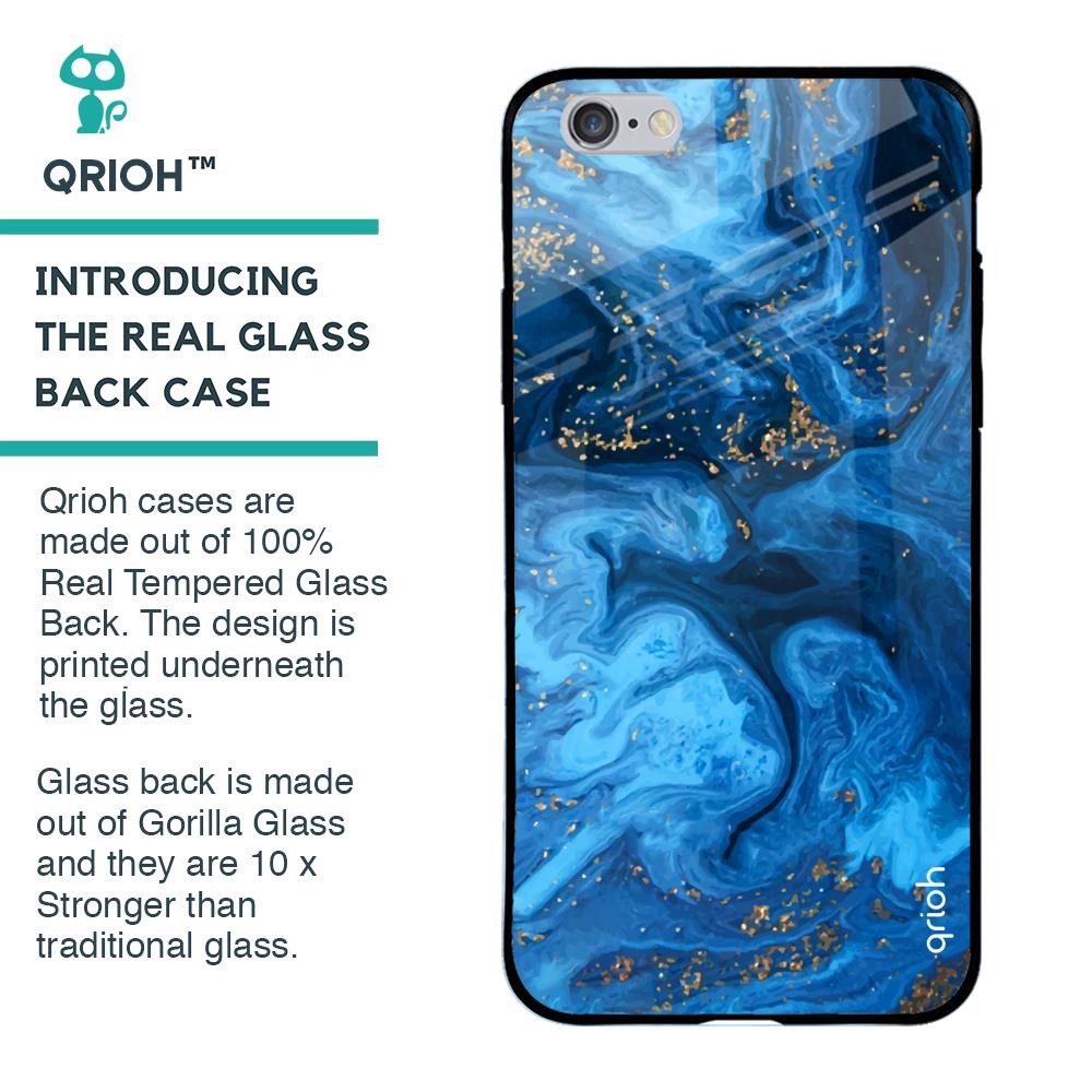 Gold Sprinkle Glass case for iPhone 6 Plus