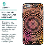 Floral Mandala Glass Case for iPhone 6 Plus
