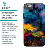 Multicolor Oil Painting Glass Case for iPhone 6 Plus