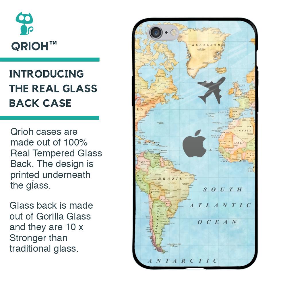 Fly Around The World Glass Case for iPhone 6 Plus