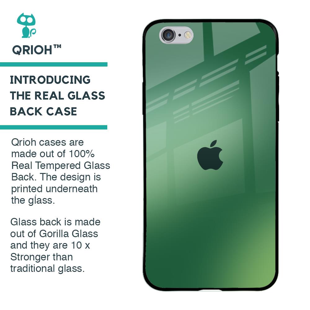 Green Grunge Texture Glass Case for iPhone 6 Plus