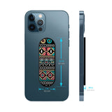 Mandala Pattern Glass case with Slider Phone Grip Combo