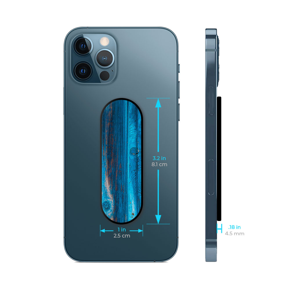 Patina Finish Glass case with Slider Phone Grip Combo