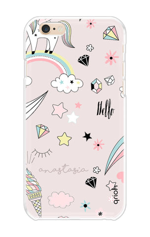Unicorn Doodle iPhone 6 Plus Back Cover