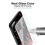 Heart Rain Fall Glass Case For Samsung Galaxy A54 5G