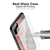 Pink And Grey Marble Glass Case For Samsung Galaxy M12