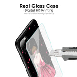 Fashion Princess Glass Case for Redmi Note 11