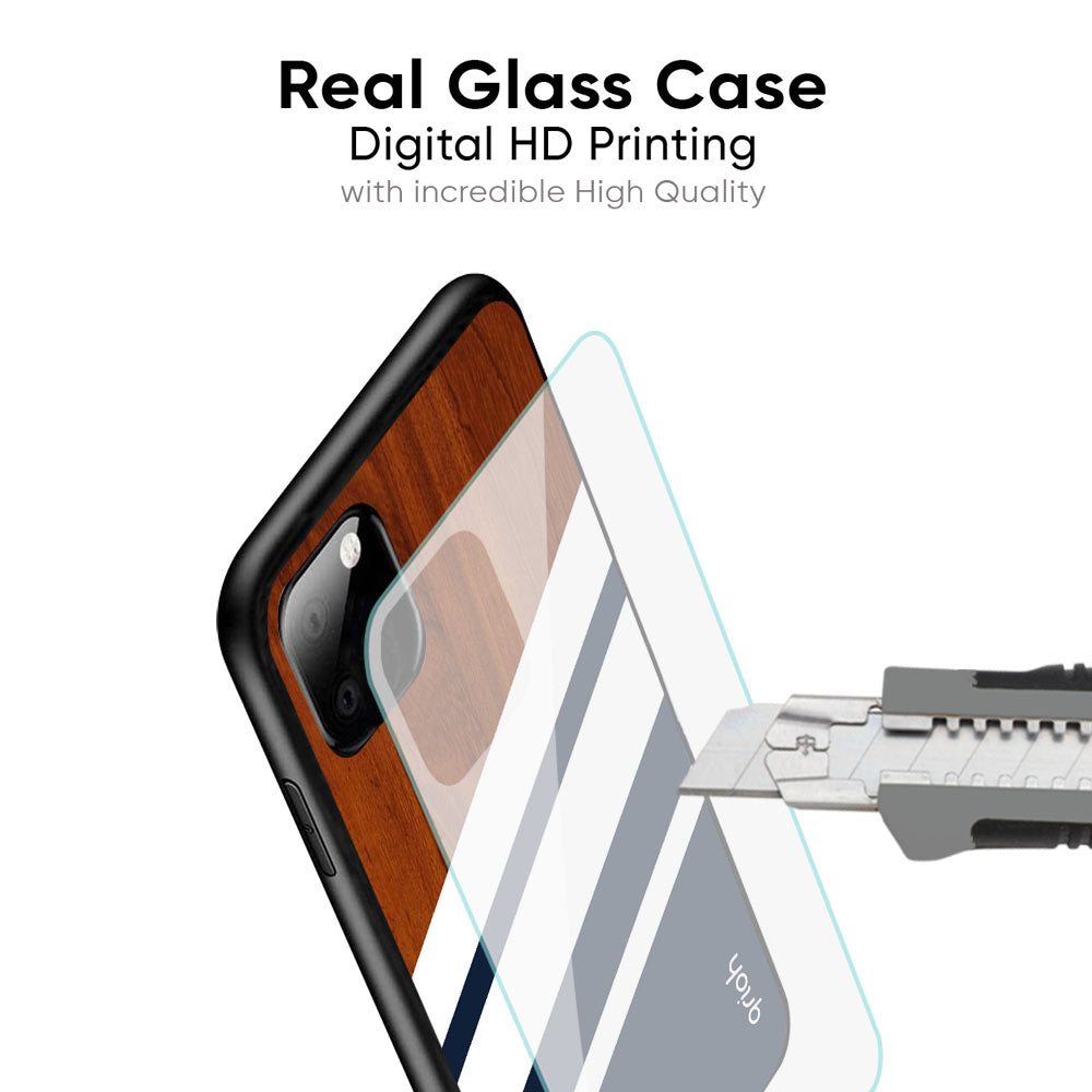 Bold Stripes Glass Case for iPhone XS Max