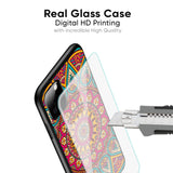 Elegant Mandala Glass Case for Realme 7