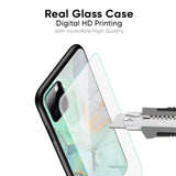 Green Marble Glass Case for Redmi Note 10 Pro