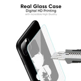 Monochrome Goku Glass Case for Vivo T2 5G