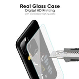 Luffy Line Art Glass Case for Vivo V25 Pro