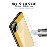 Fluorescent Yellow Glass case for Oppo Reno5 Pro