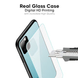 Arctic Blue Glass Case For Realme 11 5G