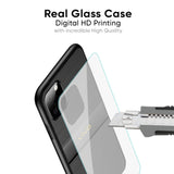 Grey Metallic Glass Case For IQOO 8 5G