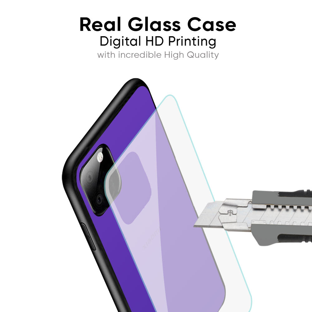 Amethyst Purple Glass Case for Redmi Note 12 5G