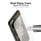 Blind Fold Glass Case for Redmi 12C